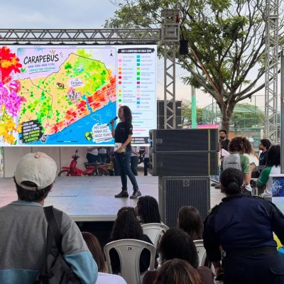 Comitê levou reflexões sobre a importância da restinga, da conservação das águas e do protagonismo juvenil para estudantes da rede municipal