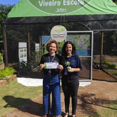 Durante evento o CBH Macaé Ostras recebeu doação simbólica de mil mudas de espécies nativas da Mata Atlântica